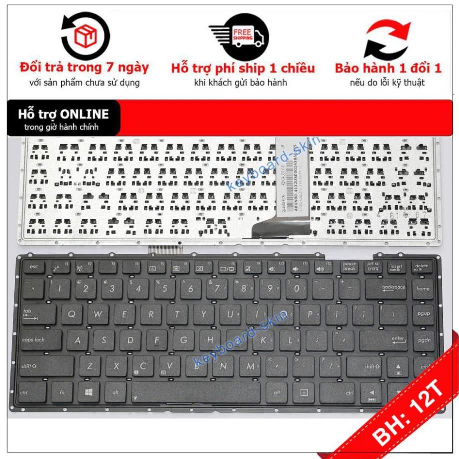 [BH12TH] Bàn phím laptop Asus K450L X450C A450 B830 P450 K450 X401 X452 X450 Hàng mới 100%-. 12 tháng