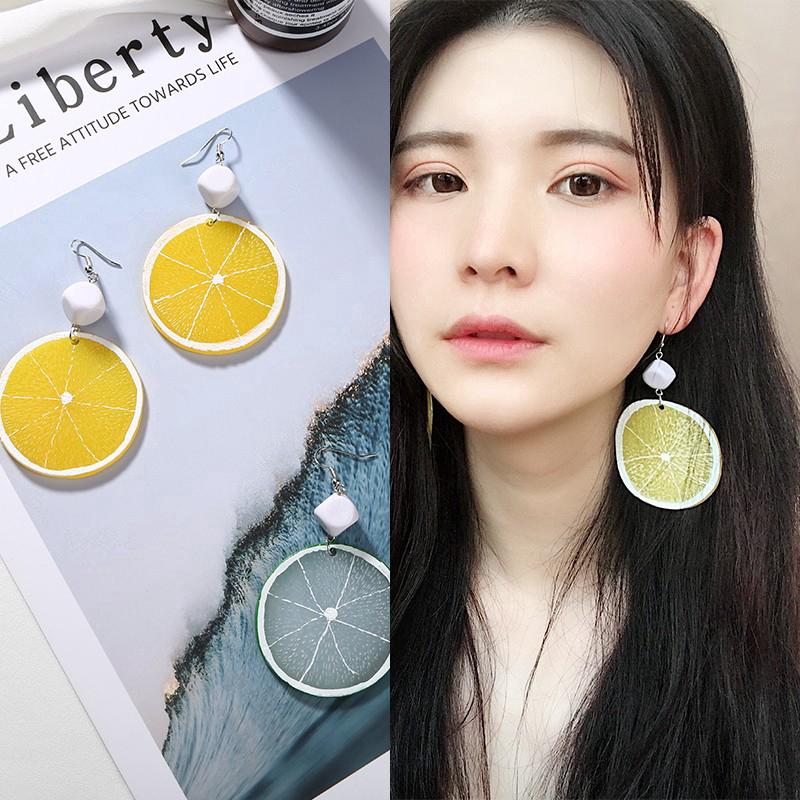 Bông tai hình trái cây phong cách Hàn Quốc