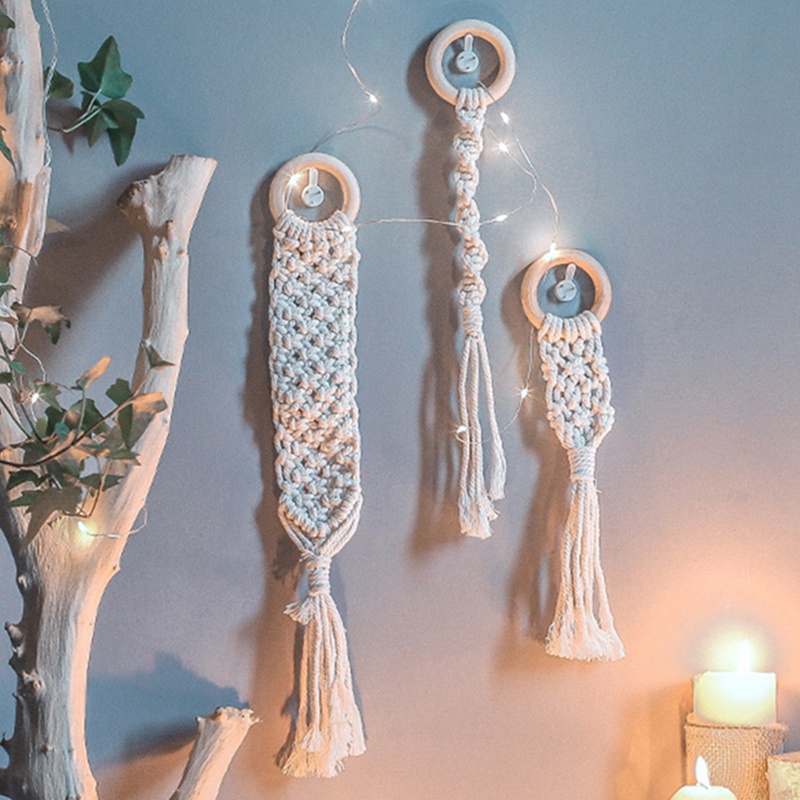 Thảm Dệt Thủ Công Treo Tường Phong Cách Bohemian Bắt Mắt Thích Hợp Dùng Trang Trí