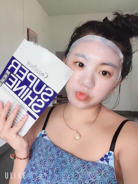 MẶT NẠ SUPERSHINE SIÊU CĂNG BÓNG - CẤP NƯỚC - TRẮNG DA- SAU LĂN KIM [ TÁCH LẺ 1 MASK ]