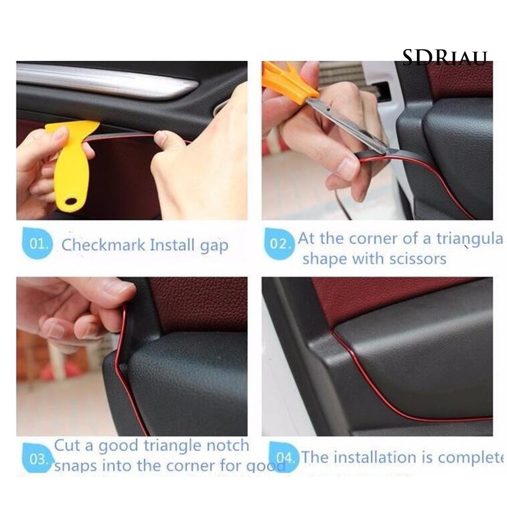 Dây Viền Trang Trí Nội Thất Xe Hơi 5m