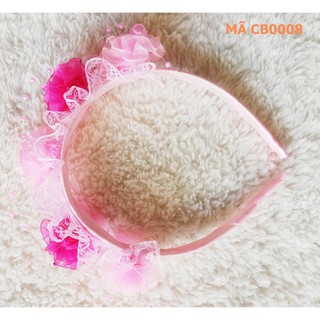Băng đô cài tóc mèo Kitty [Ảnh thật]