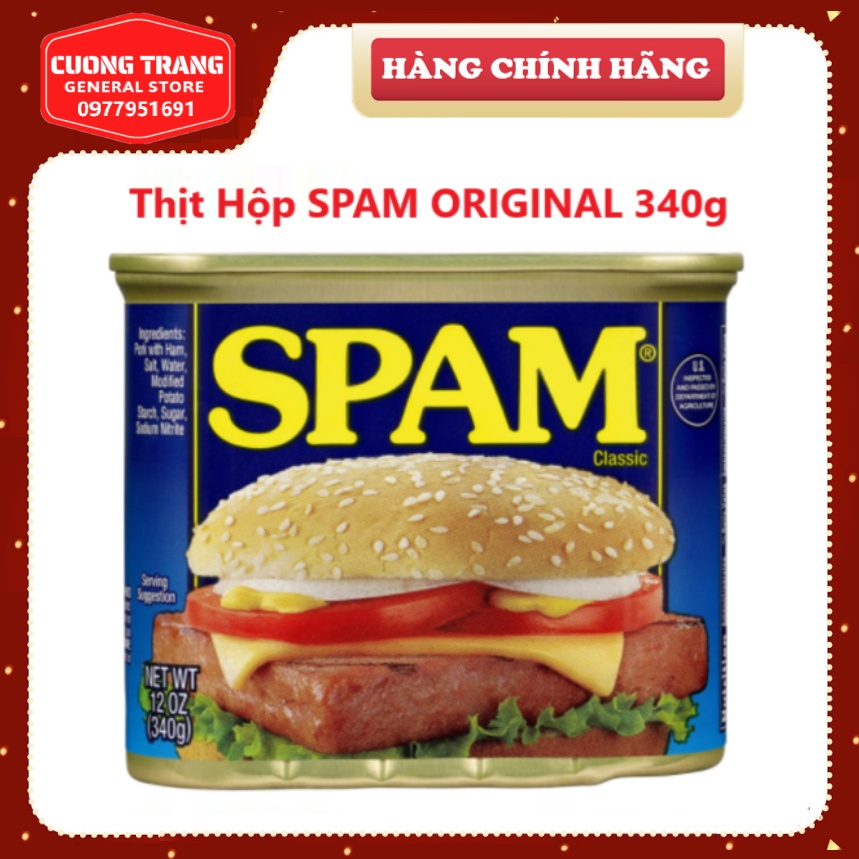 Thịt Hộp SPAM ORIGINAL 340g - Xuất xứ: USA