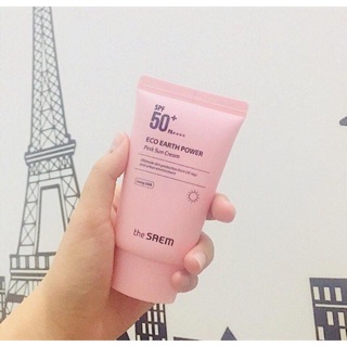 Kem chống nắng The Saem Eco Earrth Power Pink Sun Cream