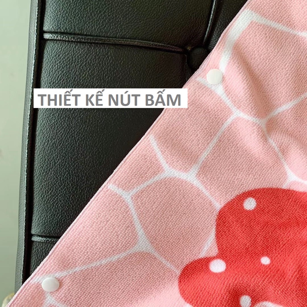 [Tặng Túi Đeo] Khăn choàng tắm biển hoạt hình size lớn cho bé