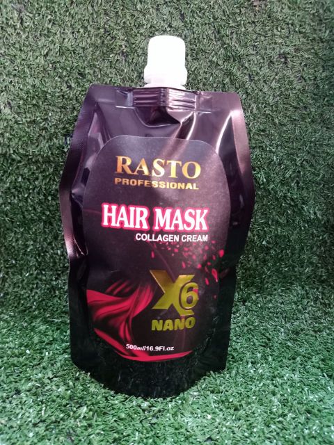 Ủ tóc phục hồi tóc Rasto X6 500ml, hấp dầu dưỡng tóc Collagen X6 Rasto Chính Hãng - Hair Care Q4