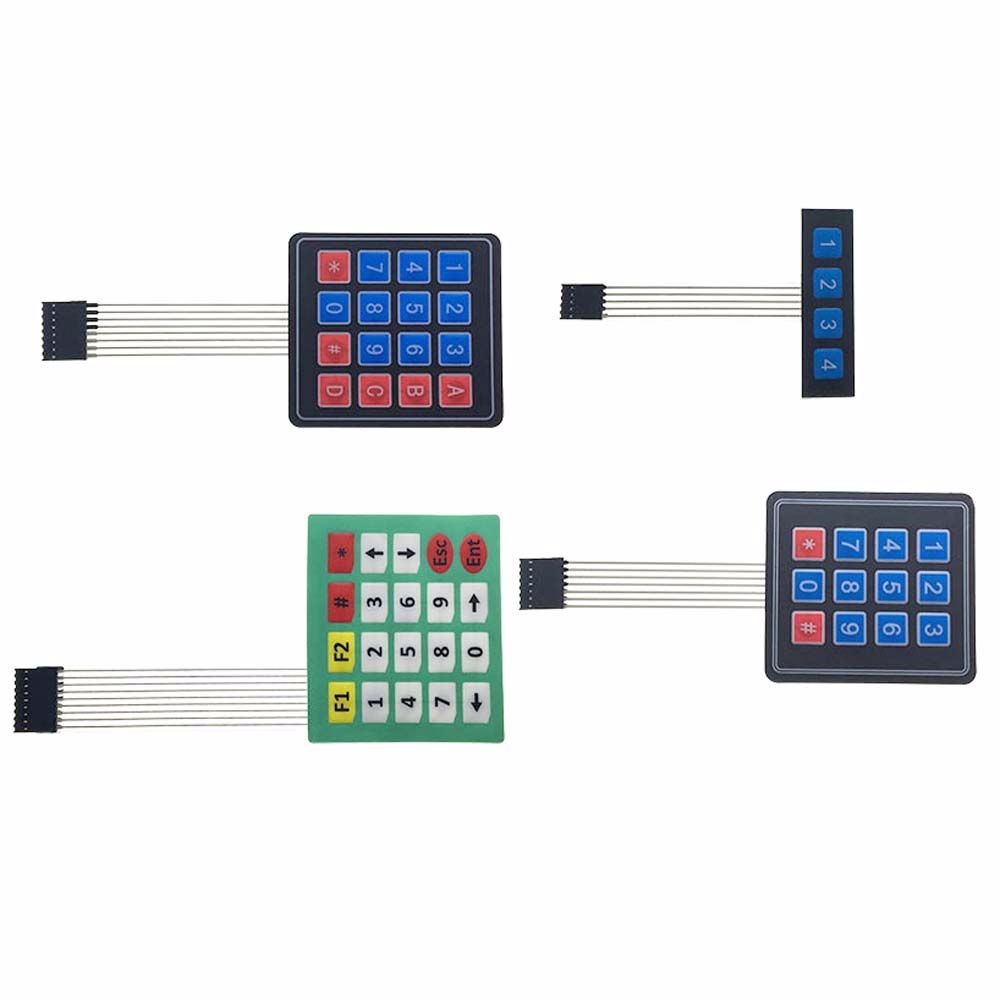 Mô đun công tắc 4*4 4*4 in họa tiết cho Arduino 4 12 16 20 Keypad 1x4 3x4 4x4 4*5