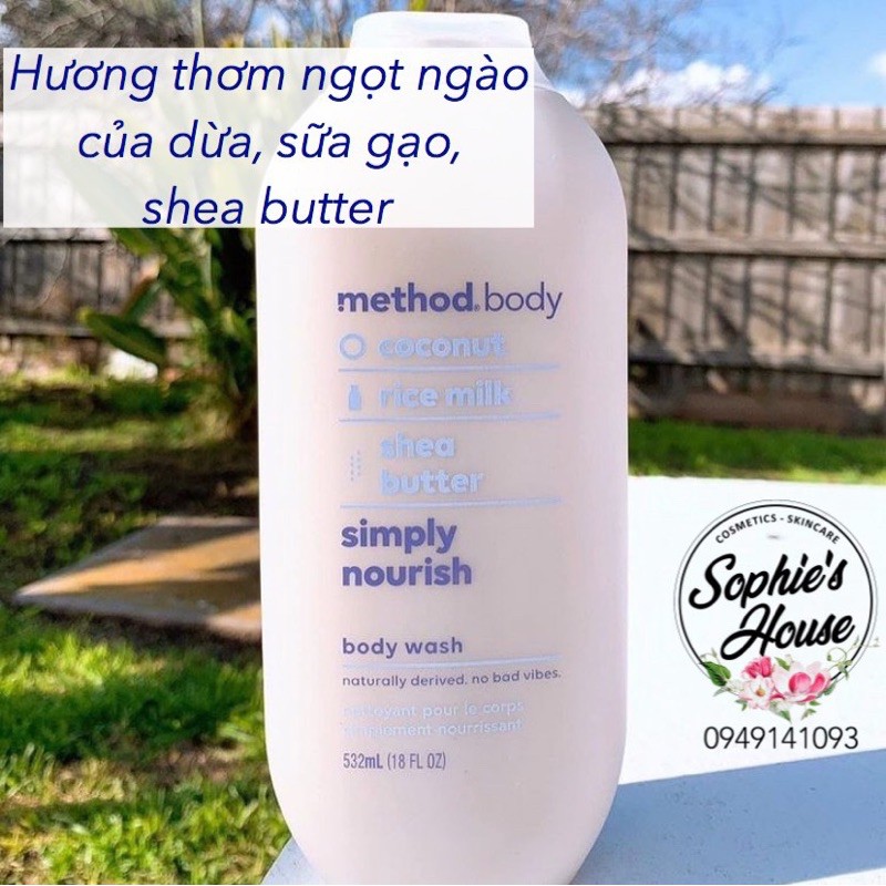 Sữa tắm Organic Method Body Wash 532ml