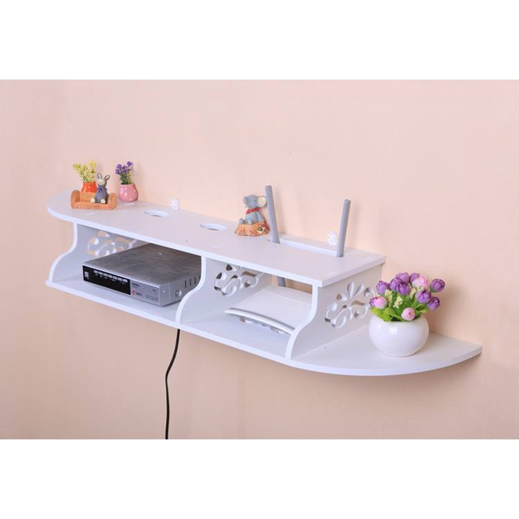 [Hỗ trợ ship] Kệ tivi treo tường chống ẩm mốc, mối mọt - HOME DECOR