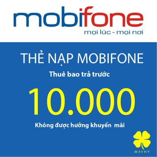 Thẻ Nạp Mobifone Mệnh Giá 10K - 20K ( Nạp thẻ Nhanh Chiết Khấu Cao )