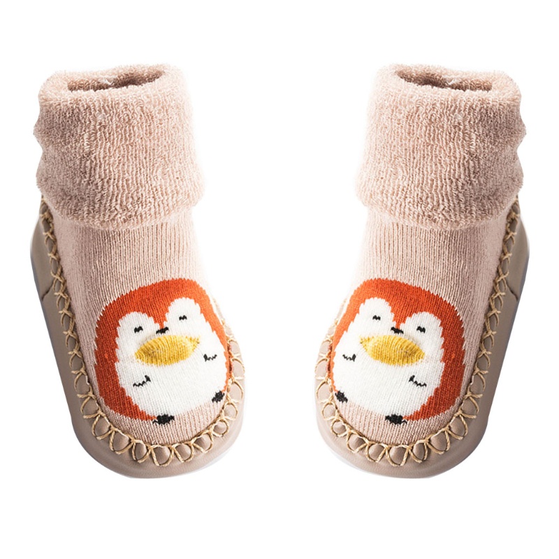 Vớ Cotton Dày Mềm Mại Ấm Áp Chống Trượt Dành Cho Bé