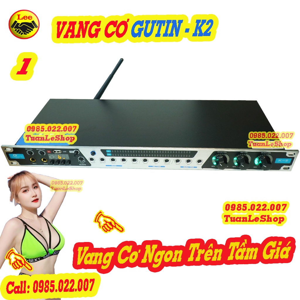 VANG KARAOKE – VANG CƠ CHỐNG HÚ CÓ REVER GUITIN K-2