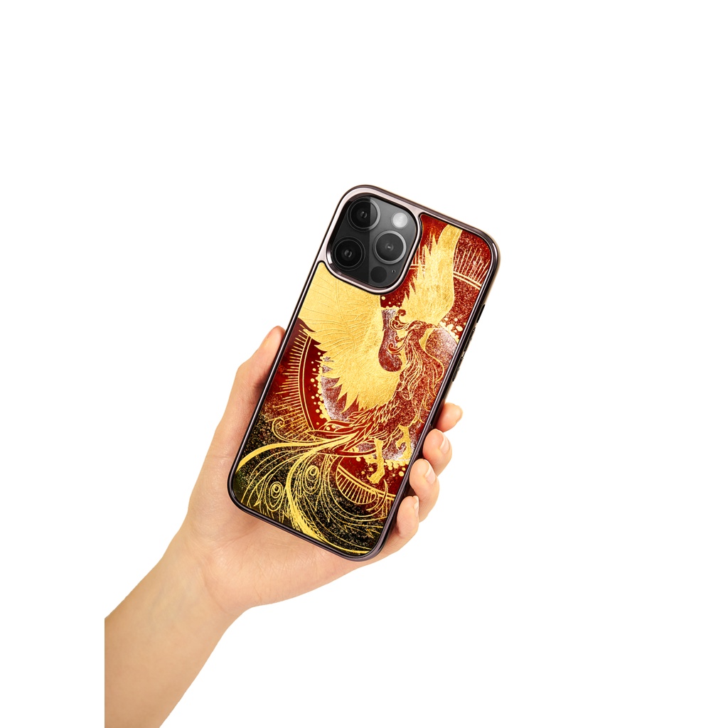 Ốp điện thoại cho iPhone 13 Pro / 13 Pro Max mẫu Hỏa Phụng Hoàng thương hiệu La Sonmai