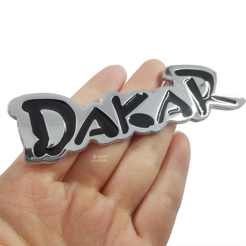 1 X Miếng Dán Kim Loại In Logo Dakar Rally Cho Xe Hơi Xe Jeep Xe Tải