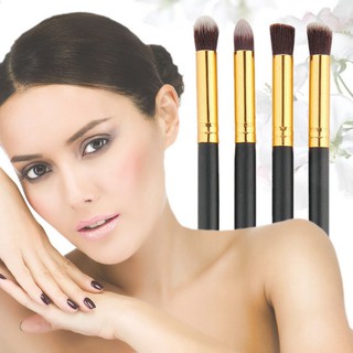 Bộ 4 Cọ Trang Điểm Chuyên Nghiệp Dùng Để Tán Kem Nền Mắt