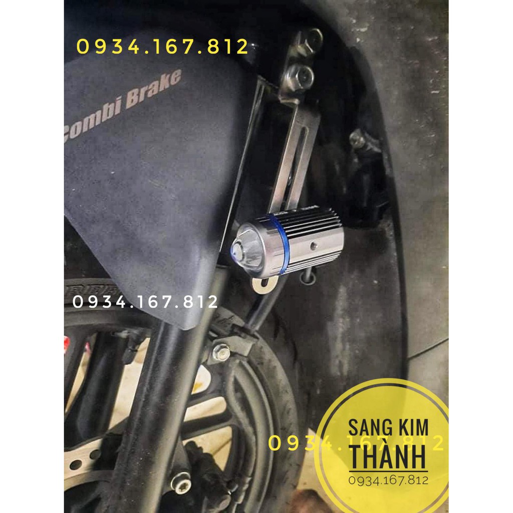 Pad Phuột VARIO lắp đèn trợ sáng L4x và đèn bi cầu mini