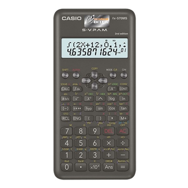 Máy tính CASIO FX570MS (bảo hành 7 năm chính hãng)