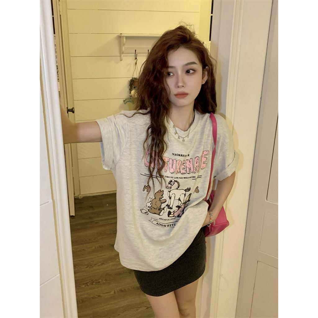 Áo Thun Cotton Nguyên Chất Ngắn Tay In Chữ Off-White 62072