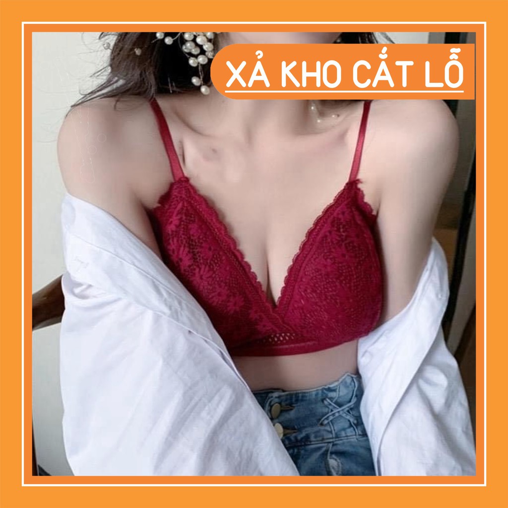 Sỉ Áo Lót Nữ Ren Bralette Có Mút - Áo Bra Nữ Mỏng Đẹp Rẻ Nhất Thị Trường