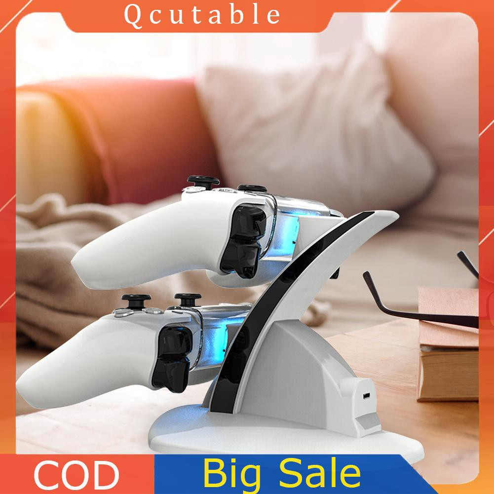 Đế Sạc Kép Không Dây Hbp-253 Có Đèn Cho Ps5