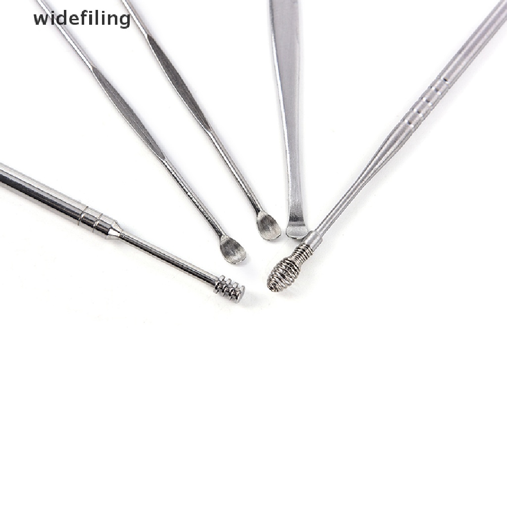 Set 5 Dụng Cụ Lấy Ráy Tai Bằng Thép Không Gỉ Tiện Dụng