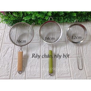 Dụng cụ lọc, rây cháo thép inox 15cm lỗ nhỏ Nhật