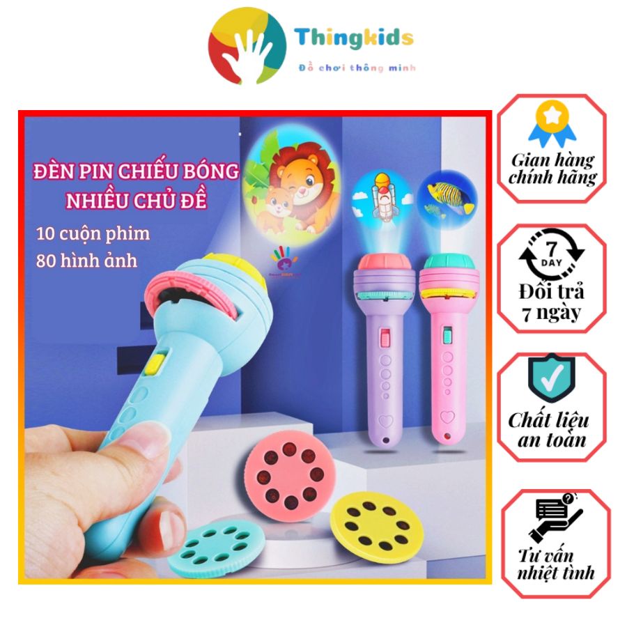 Đèn Pin Chiếu Hình Cho Bé 48 Hình - Thingkids