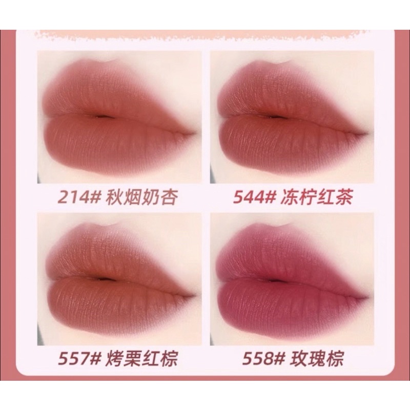 Son Kem Lì NOVO Lip Mud Hình Nấm Xinh Xắn