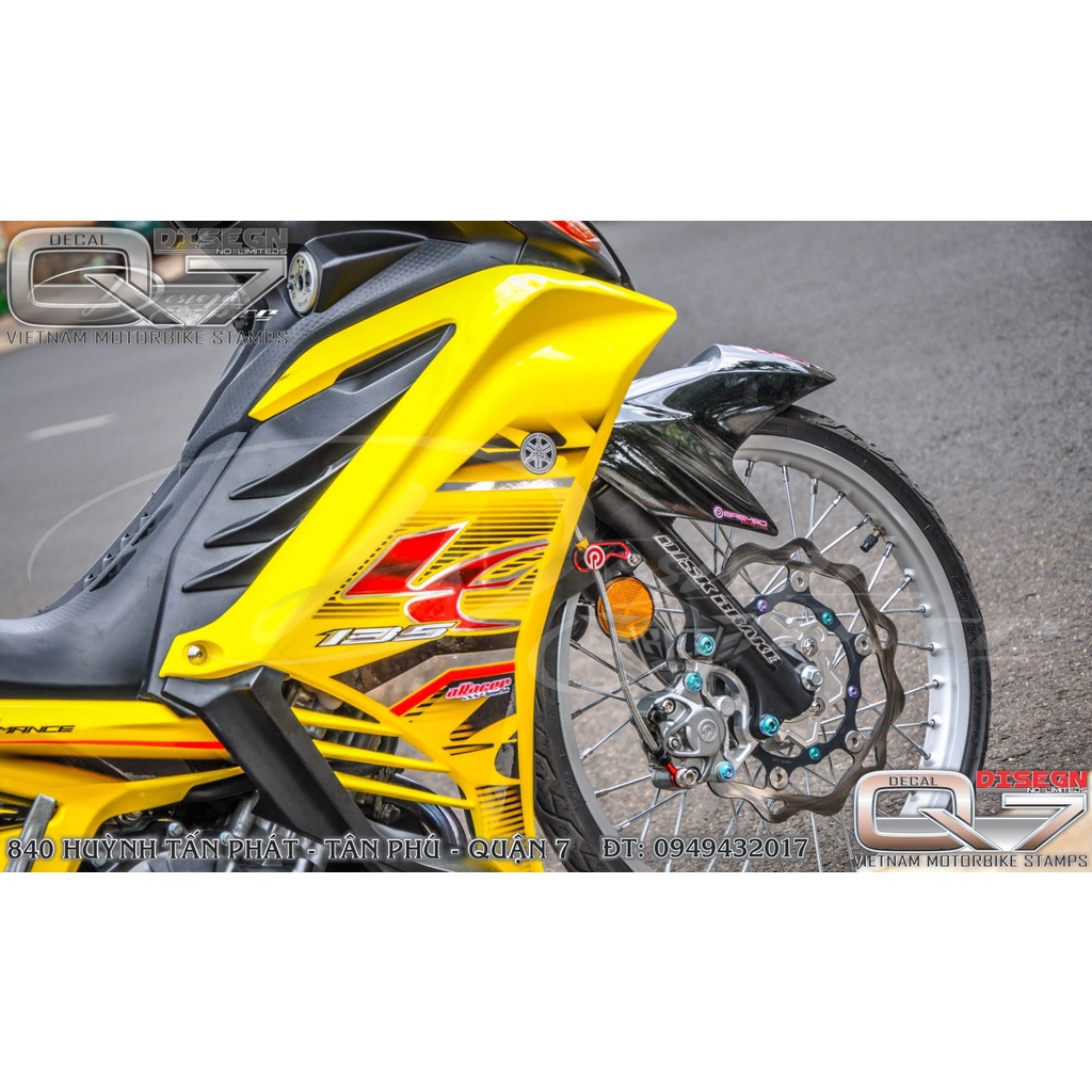 TEM RỜI EXCITER 2011 LC VÀNG ĐEN