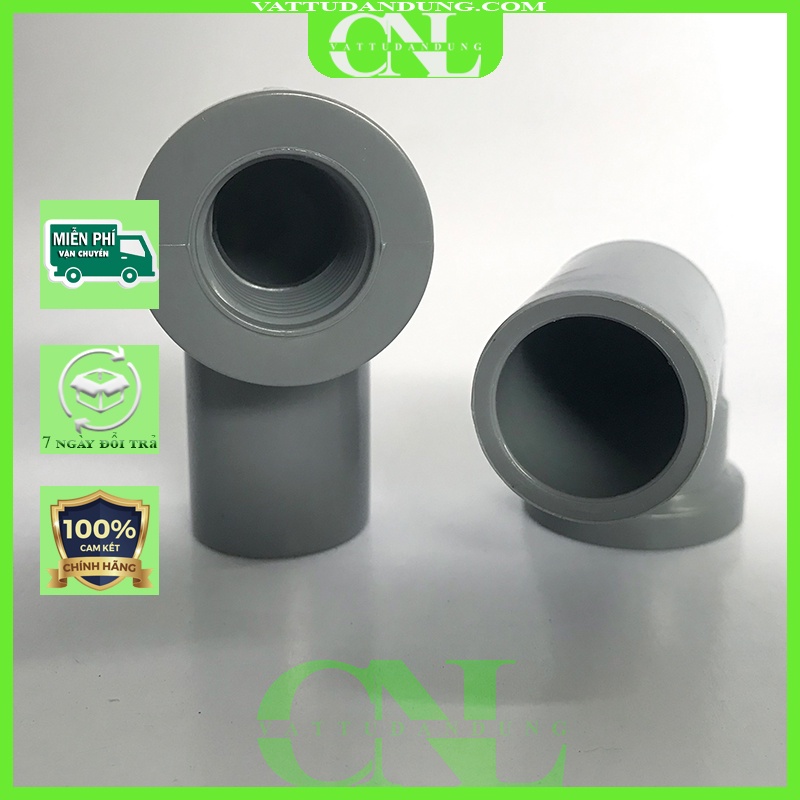 Co ren trong phi 21 – Co ren trong uPVC HOA SEN - loại dày