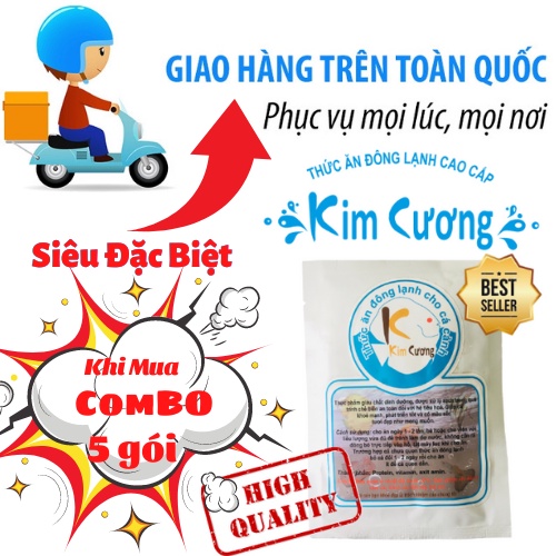 Tim bò KIM CƯƠNG_loại[TổngHợp]_5gói/500g_thức ăn chăm sóc cho cá cảnh_an toàn bể cá_thú vui thủy sinh_betta_guppy_7_koi.