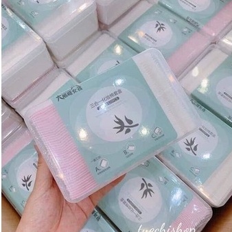 Bông Tẩy Trang 320 Miếng, 3 Chất Liệu Hàng Nội Địa Trung, Bông Mềm Mịn An Toàn Tiện Lợi