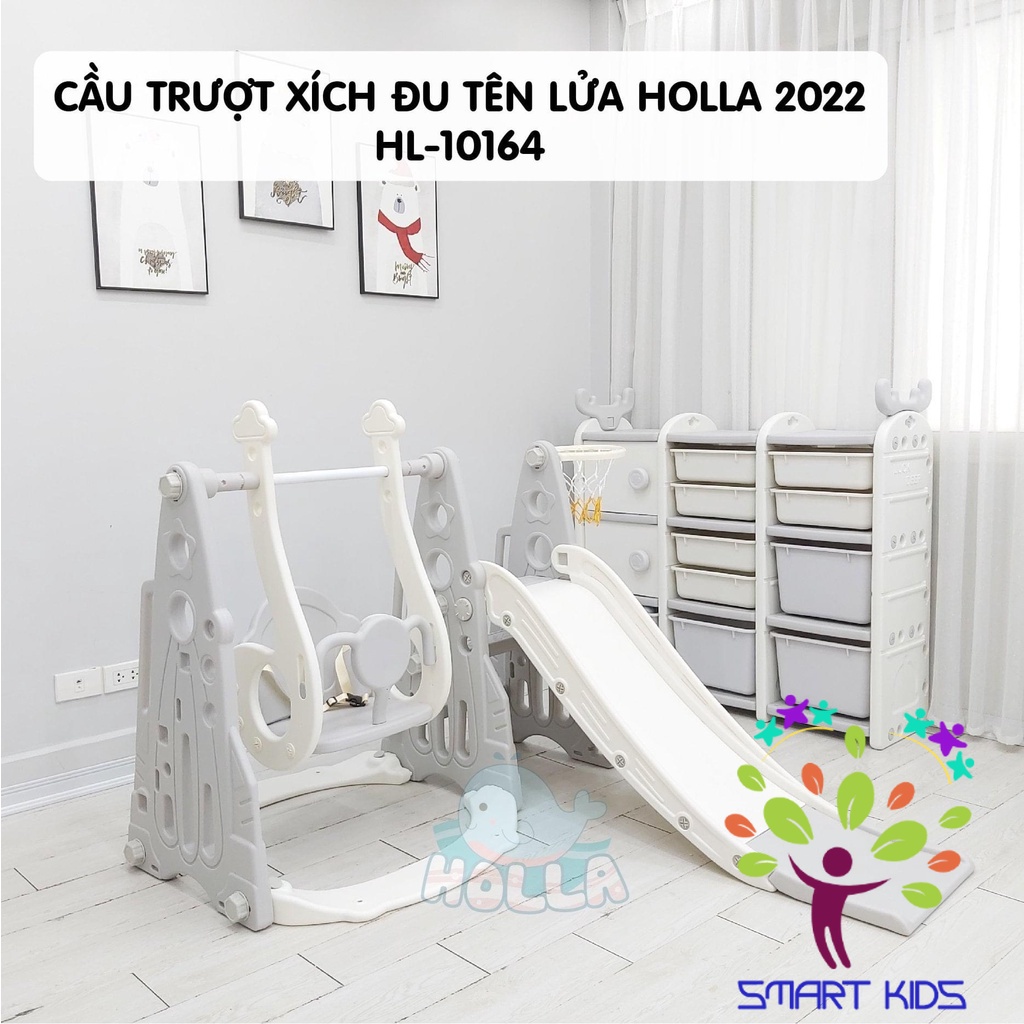 Cầu trượt xích đu tên lửa Holla 2022 HL-10164