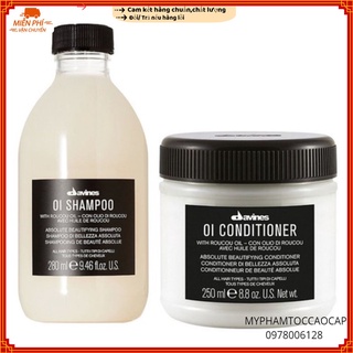 (Davines- Italia) Combo gội xả hoàn mỹ OI DAVINES 250mlx2
