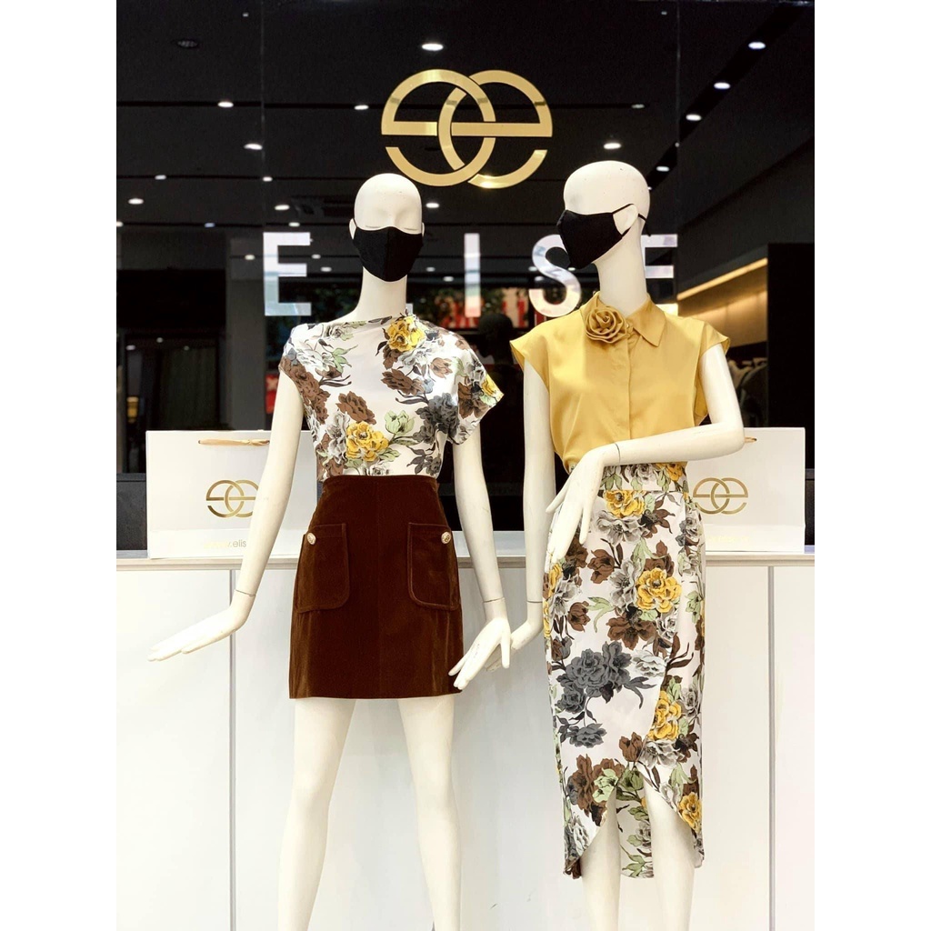 Đai Thắt Dây lưng xích phụ kiện hàng hiệu Elise nguyên tag 598K