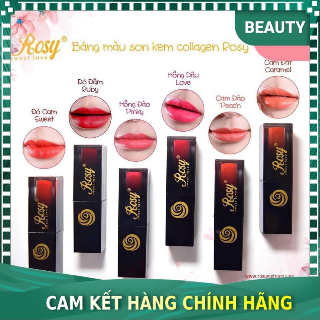 [Chính hãng 100%] Son kem Rosy, chiết xuất thiên nhiên, siêu lỳ, không hóa chất