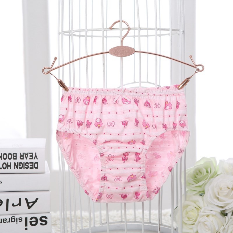 Set 5 quần lót bé gái Hàn Quốc 100% vải cotton thoáng mát, an toàn cho sức khỏe của bé mẫu Công Chúa Princess