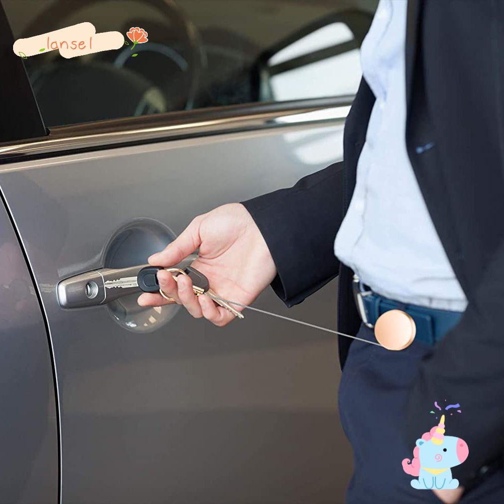 Móc Chìa Khóa Có Thể Thu Gọn Chống Thất Lạc Đa Năng Tiện Dụng Giá Đỡ