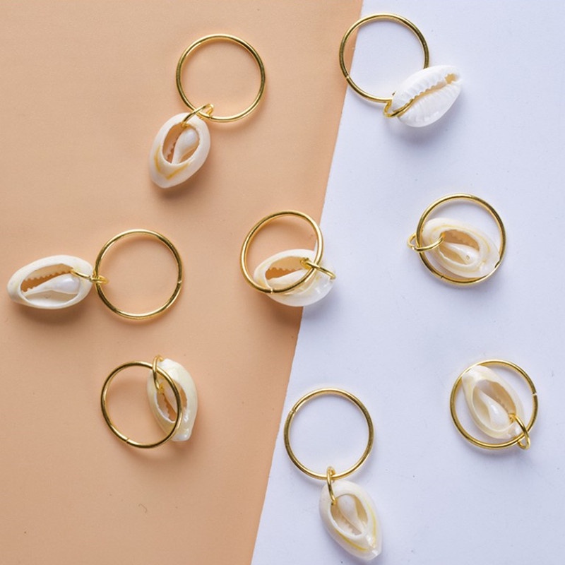 Set 5-50 Khuyên Kim Loại Nhiều Màu Sắc Dùng Để Trang Trí Tóc Tết Bím