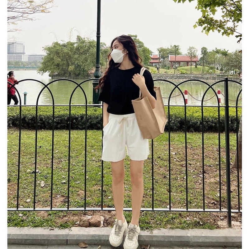 Set bộ thể thao đui trơn phong cách Ulzzang Unisex(Ảnh Thật)