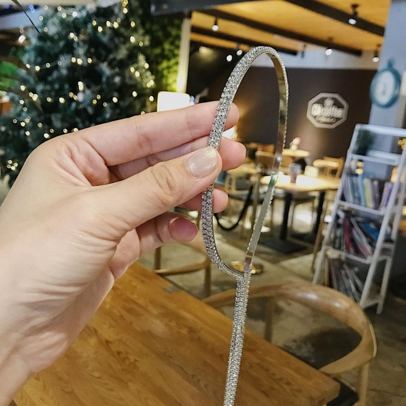 Băng Đô Đính Đá Co Giãn Tốt Phối Tua Rua Lưng Độc Đáo Thời Trang