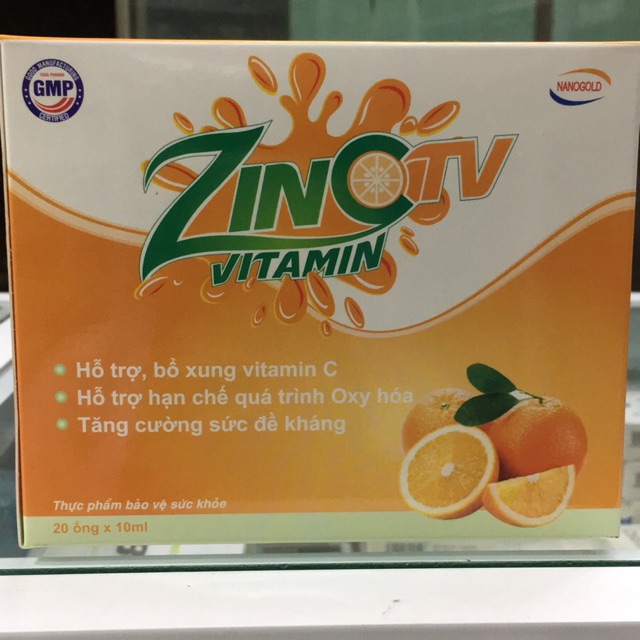 Vitamin c  kẽm dạng ống