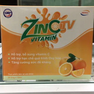 Vitamin c  kẽm dạng ống