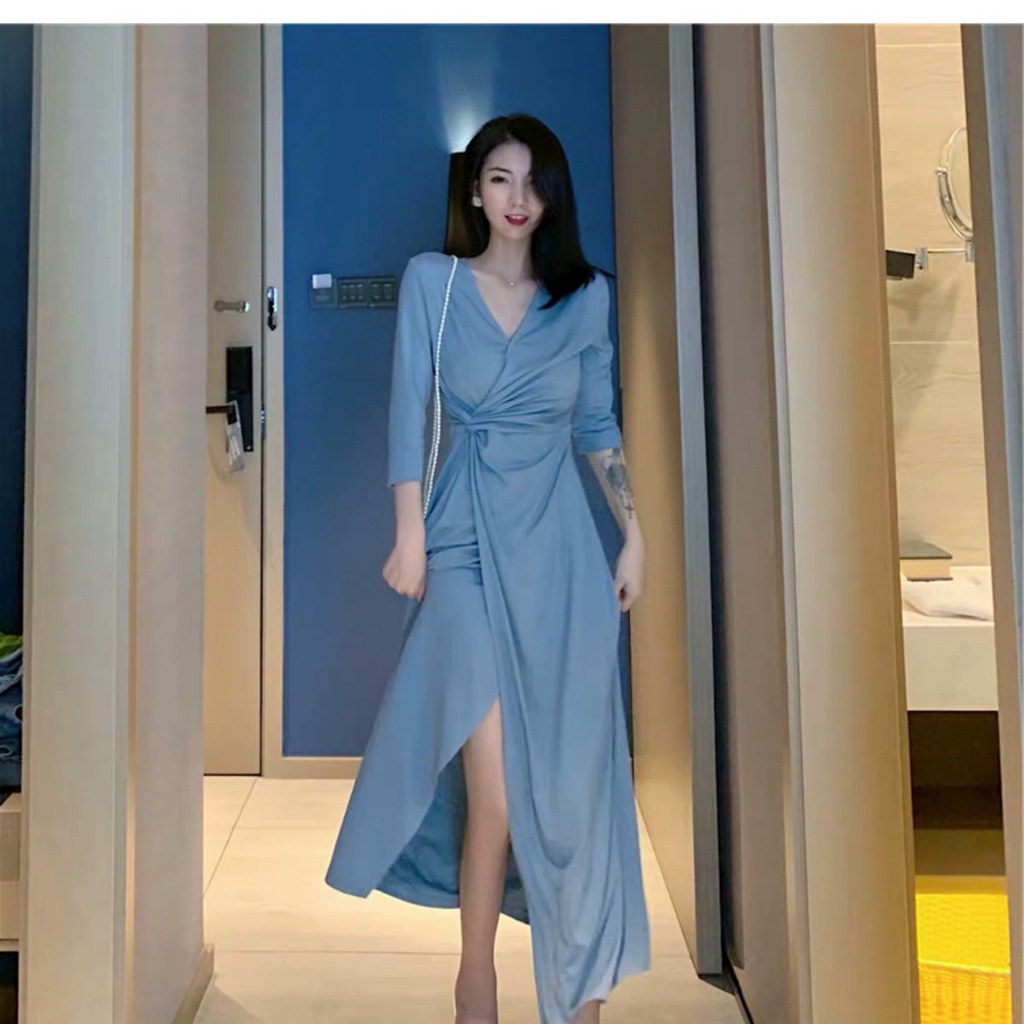 Váy nữ đầm vintage váy tiểu thư sang chảnh đầm bigsize nữ váy thiết kế cao cấp váy xẻ tà váy đi chơi đầm dài váy đi biển váy đi tiệc sang chảnh đầm đen đầm tay dài váy nữ xinh