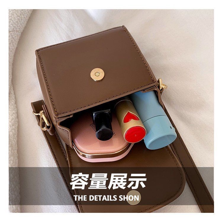 Túi Đeo Chéo mini Hình Vuông Màu Sắc Xinh Xắn Phong Cách Hàn Quốc Thời Trang Cho Nữ