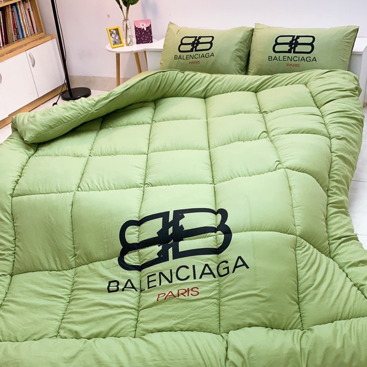 BỘ CHĂN GA GỐI PHAO COTTON ĐŨI 5 MÓN CAO CẤP MẪU MỚI TRẺ TRUNG HIỆN ĐẠI