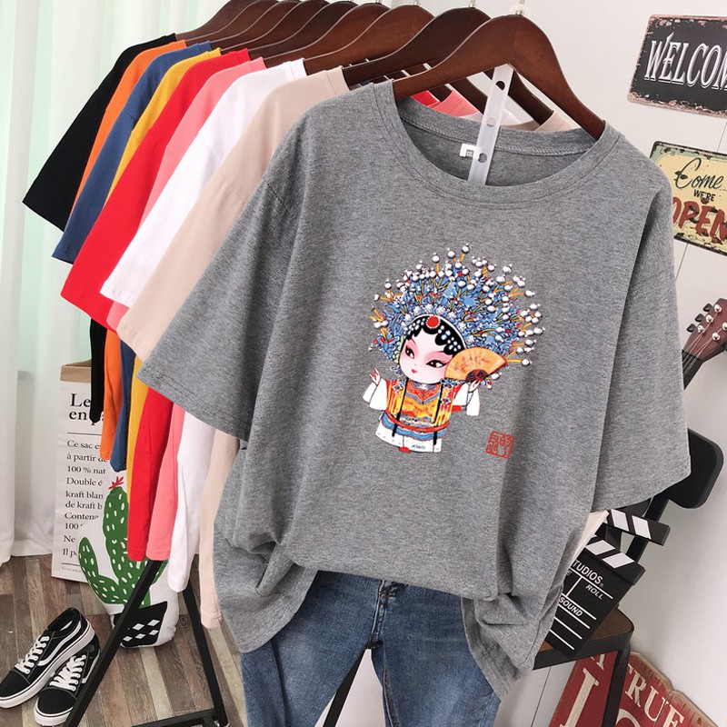 NRVP Áo Thun Nữ Ngắn Tay Cổ Tròn Thời Trang Hè 2021 Trung Hoa