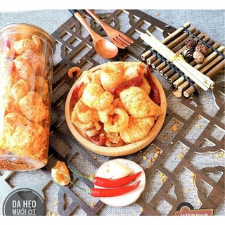 Da heo muối tỏi lon pet 100g - shop dailybanh sỉ