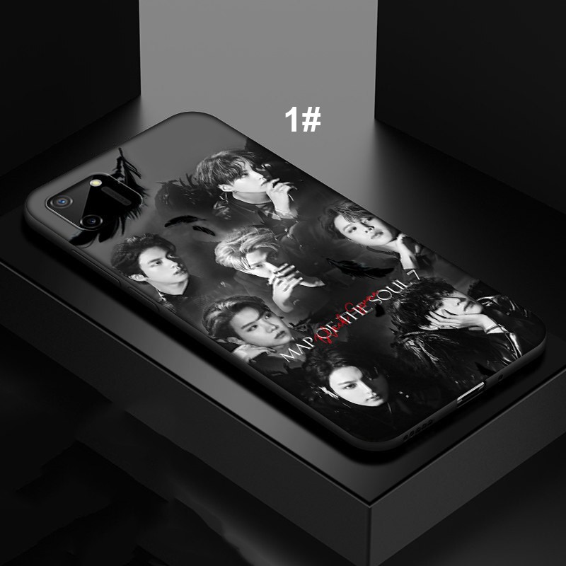 Ốp Lưng Mềm In Hình Logo Bts Cho Realme C15 / C12 / C11 / C2 / C3 / 6 Pro