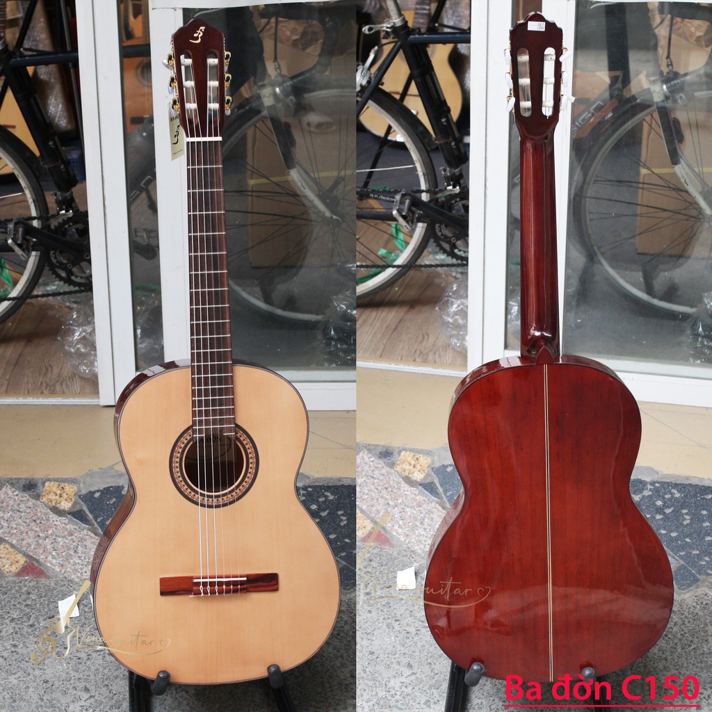 [Ship Hỏa Tốc Hà Nội 2h] Đàn Guitar Acoustic Classic Ba Đờn - Tặng 12 phụ kiện+ bao - Vinaguitar phân phối chính hãng